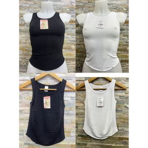 Débardeur femme simple avec une encolure arrondie - 2 couleurs