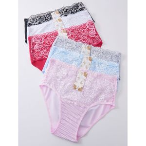Cculotte pour grande taille à motif de petit pois et dentelle florale