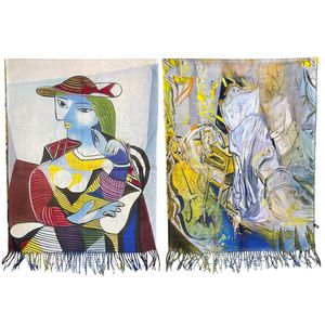 Écharpe réversible : Couv cartonnée de Picasso & Study for Bed...