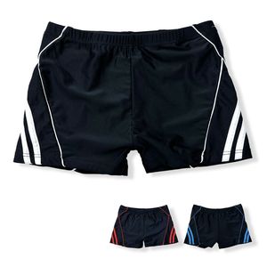 Maillot de bain boxer pour adolescent à fines rayures obliques latérales