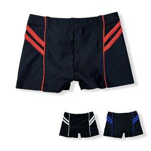 Boxer de bain sportif avec bandes obliques colorées enfant 2 à 8 ans