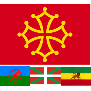 Drapeaux de régions en polyester 150 x 90 cm