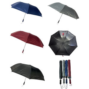 Parapluie pliant coloris uni avec ouverture automatique