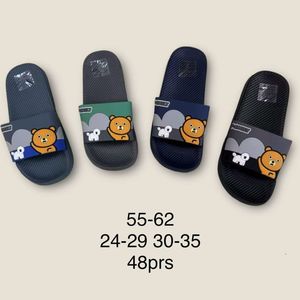 Mules à motif dessins animés fantaisie pour enfant de tailles 30 à 35