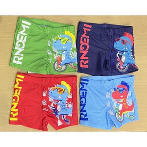 Boxer de bain garçon avec filet intérieur et motif Dinosaure à Vélo