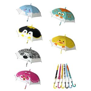 Parapluie cloche enfant automatique orné d'imprimé animalier