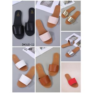 Sandales plates avec une seule large bride sur le devant grande taille 41-44