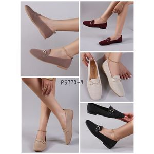 Ballerines loafers tricotée en maille décorés d’un mors métal taille 36-41