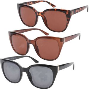 Lunettes de soleil femme protection UV avec un insert décoratif