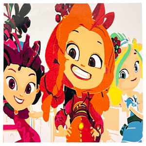 Kits de peinture par numéros 20x30 cm Les 3 filles joyeuses