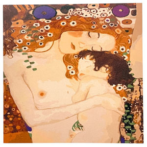 Kits de peinture par numéros 40x30 cm "La mère et l'enfant" de Gustave Klimt