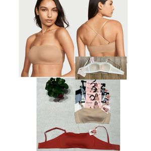 Soutien-gorge bandeau invisible à bonnets moulés et lisses