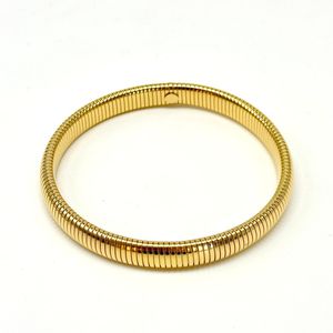 Bracelet Jonc avec multitude de fines bandes effet ressort en acier inoxydable