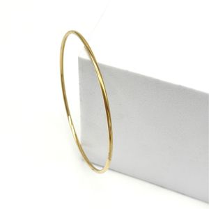 Bracelet Jonc très fin et rond lot de 7 pièces en acier