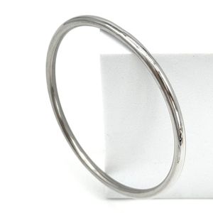 Bracelet jonc en acier design sobre et continu lot de 7 pièces