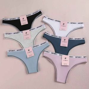 Culotte tanga Rosa Junio à élastique avec inscription Sport