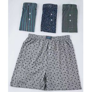 Boxer homme Amytis à motifs texturés et graphiques avec des boutons discrets