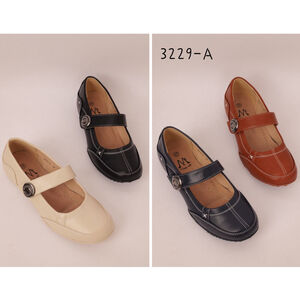 Ballerine babies à surpiqures avec une bride scratch taille 36 - 41