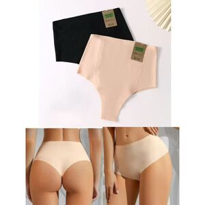 Culotte coupe string à taille haute pour un effet galbant