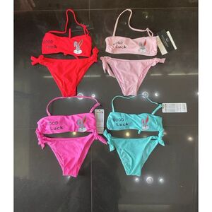 Bikini pour filles avec imprimé animalier Good Luck Bugs Bunny