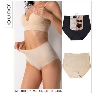 Culotte gainant amincissante taille haute OUNO à bordure festonnée