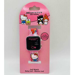 Montre numérique affichage LED en caoutchouc Hello Kitty