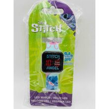 Montre numérique affichage LED en caoutchouc Stitch