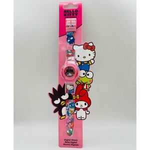 Montre digitale en plastique avec motifs Hello Kitty et ses amis