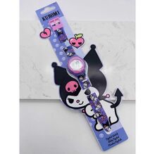 Montre digitale en plastique au style kawaii à motifs de Kuromi