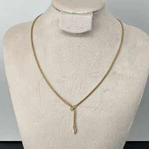 Collier en acier inoxydable avec pendentifs scintillants