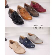 Merbies bimatières en verni et suédine avec perforations grande taille 41-44