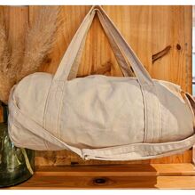 Sac bowling uni en velours côtelé à 2 poignées courtes et bandoulière