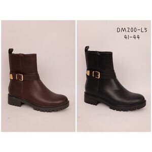 Bottines élégantes soulignées d’une bride avec boucle grande taille 41-44