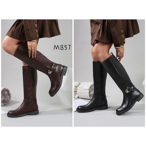 Bottes classique avec panneau élastique et bride à boucle taille 36-41