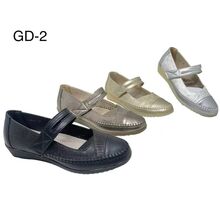 Mocassins classique à motif texturé avec bride velcro taille 36 à 41