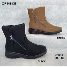 Bottine à doublure polaire et tige en matériau synthétique