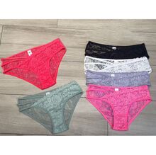 Culotte femme en dentelle florale avec fines lanières élastique