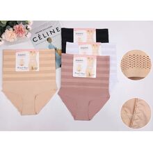 Culotte gainante à taille haute et sculptante avec maille