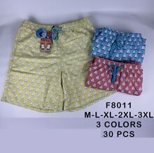 Short de bain imprimé voiliers pour homme avec filet intégré