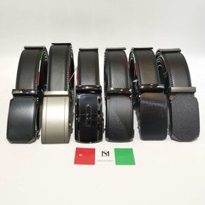 Ceinture masculine 100 % cuir réglable par une boucle automatique