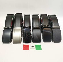 Ceinture masculine 100 % cuir réglable par une boucle automatique