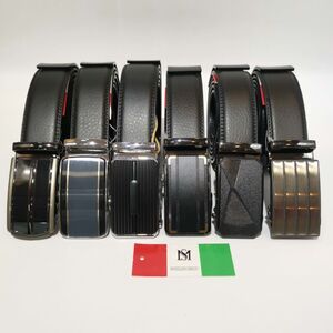 Ceinture 100% cuir de vachette facile à régler par une boucle automatique