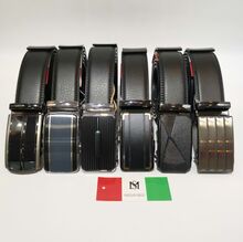 Ceinture 100% cuir de vachette facile à régler par une boucle automatique