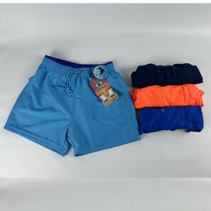 Short de bain pour garçon en polyester avec slip intérieur en filet