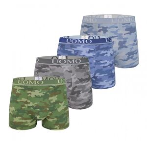 Boxers homme à motif camouflage avec ceinture logotée "UOMO"