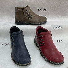 Bottines élégantes dotées de boucles décoratives et d’un zip