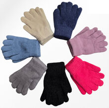 Gants enfants épais à cinq doigts en matière douce et extensible