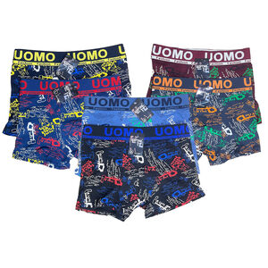 Boxer homme en coton avec motif d'un design inspiré du street art