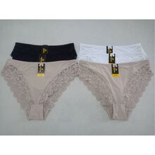 Culotte femme en grande taille à large bordure en dentelle florale