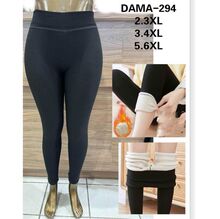 Legging noir en grande taille à doublure intérieure en polaire